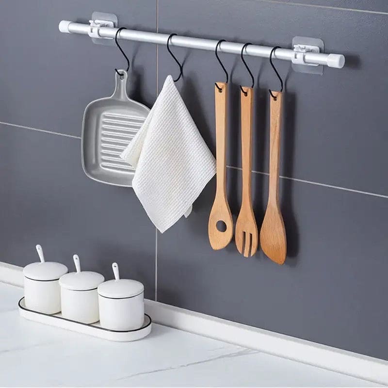 Set Of 2 Transparent Curtain Rod Holder, Household Fixed Clip, Hanging Hook Holder, Self Adhesive Sticky Hooks, Adjustable Clamp Bracket Holder, Crossbar Hook for Storing Gadgets, Multipurpose Curtain Rod Holder Set Of 2 Transparent Curtain Rod Holder, Household Fixed Clip, Hanging Hook Holder, Self Adhesive Sticky Hooks, Adjustable Clamp Bracket Holder, Crossbar Hook for Storing Gadgets, Multipurpose Curtain Rod Holder